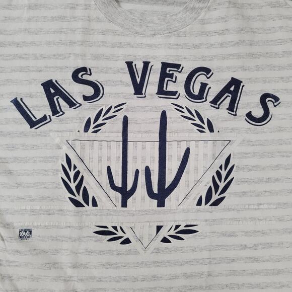 Vintage Las-Vegas Cactus Crop Shirt Womens Large 21x23 Arch - Picture 6 of 15